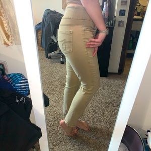 Khaki jeggings